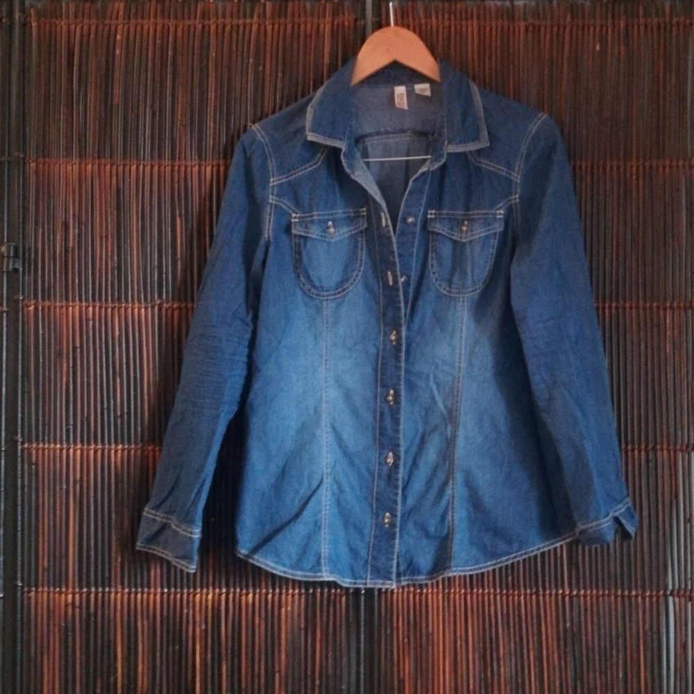 Denim stretch shirt